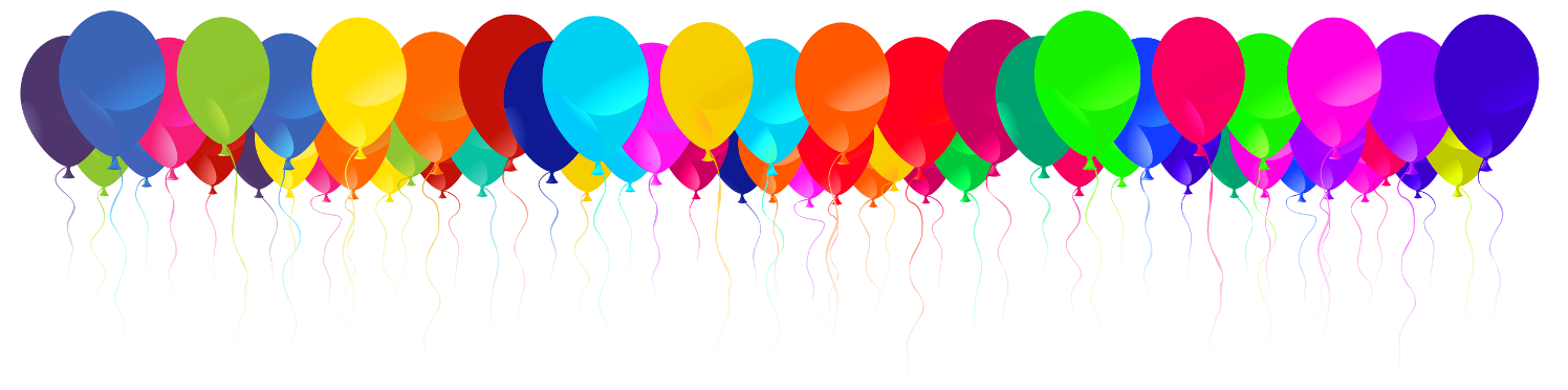 Decorative balloon border